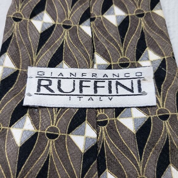 Gianfranco Ruffin Italy Tie Necktie 100% Silk - Picture 2 of 4